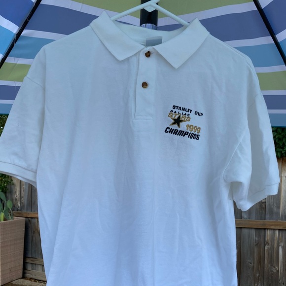 Dallas Stars Polo 1999 Stanley Cup Champions - Picture 1 of 2